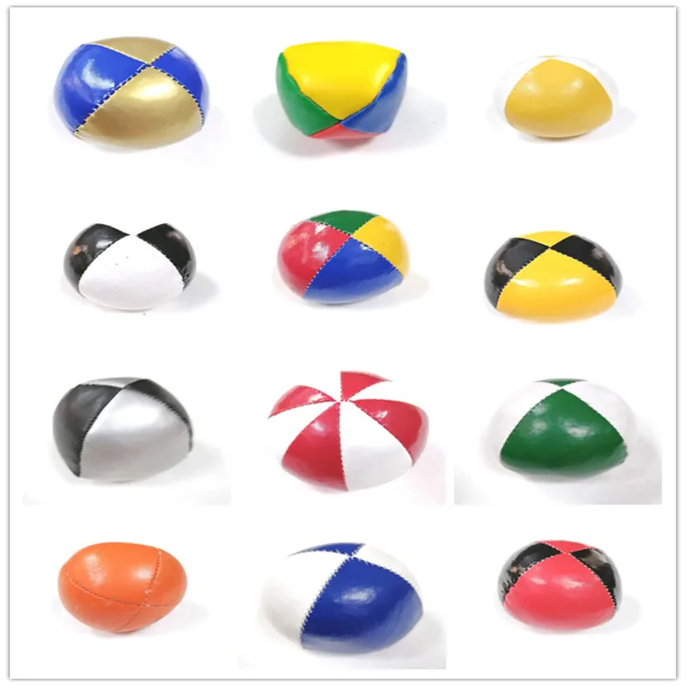 PU Spandex Leather Soft Comfortable Professional Juggling Balls For Sale