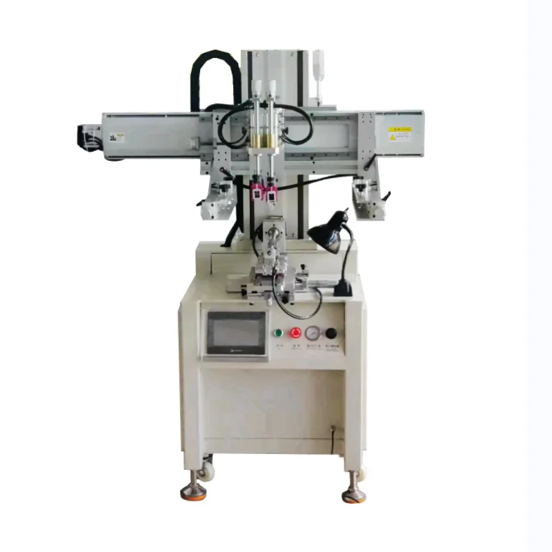 HS-260RE High precision screen printer for electric heating tubes  tubes circuit screen printing machine