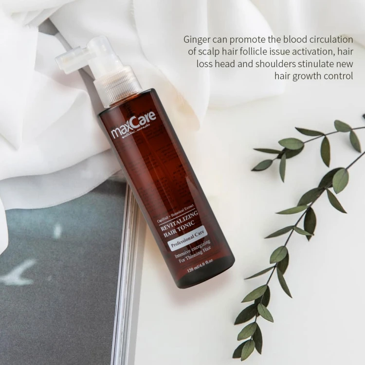 High-quality maxcare ginger hair tonic anti hair loss for hair grwoth