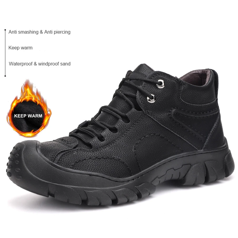 gas station safety shoe brand new safety winter shoes men work boots cat safety shoes