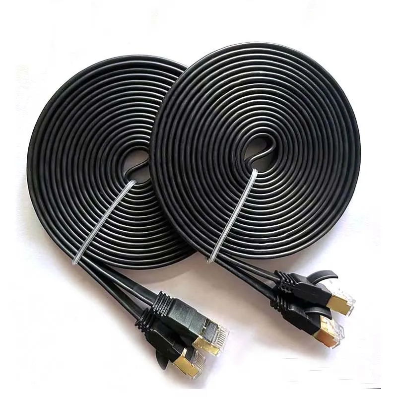 Cantell 3m RJ45 Lan Cable Cat7 flat Cable(SStp) network Cat7 Patch Cord for Router modem