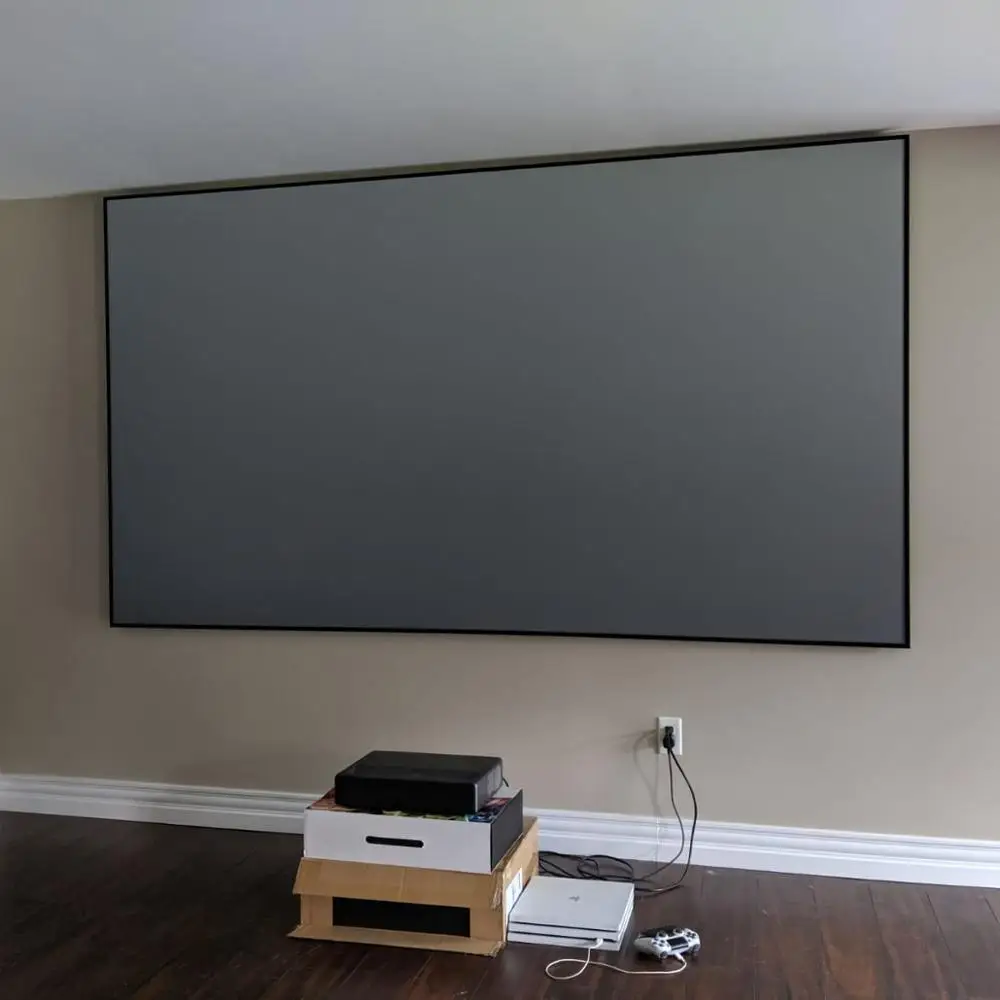 
XY Screen PET Crystal UST Projector Screen 16:9 pantalla proyector for wemax A300 ONE PRO FENGMI 4K pro projector 