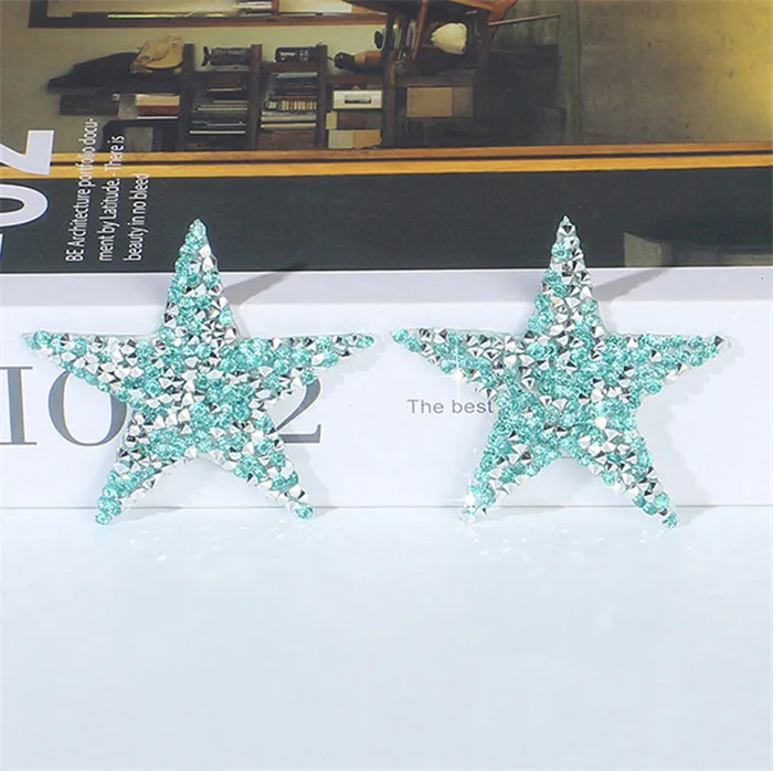 Custom Crystal Risen Diamond Beads Iron on Transfer Applique Stripes Badge Clothes Garment Bag Shoe T-shirt Jeans Beaded Patches