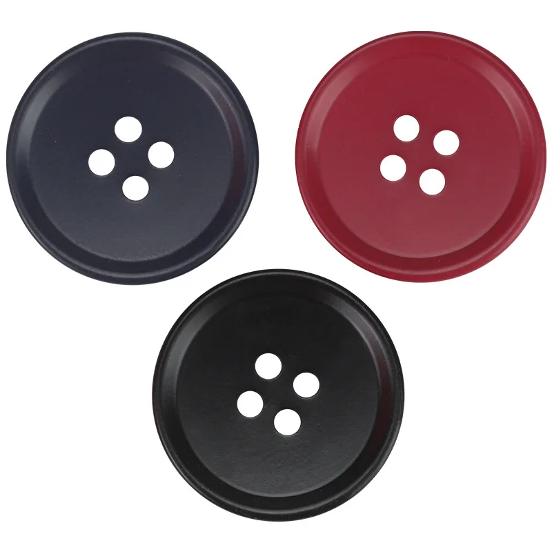 Customized round 4 holes resin button sewing overcoat shirt coat buttons for Suit Accessories