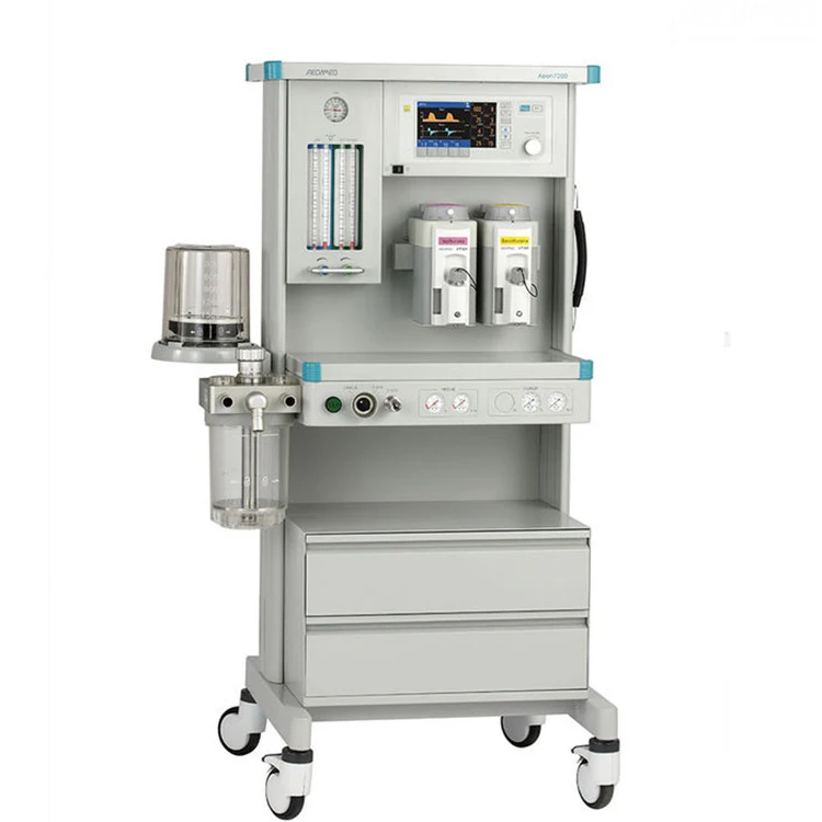 YSENMED Medicla manufacture  chinese anesthesia machine  anesthesia machine portable anesthesia machine with two vaporizer