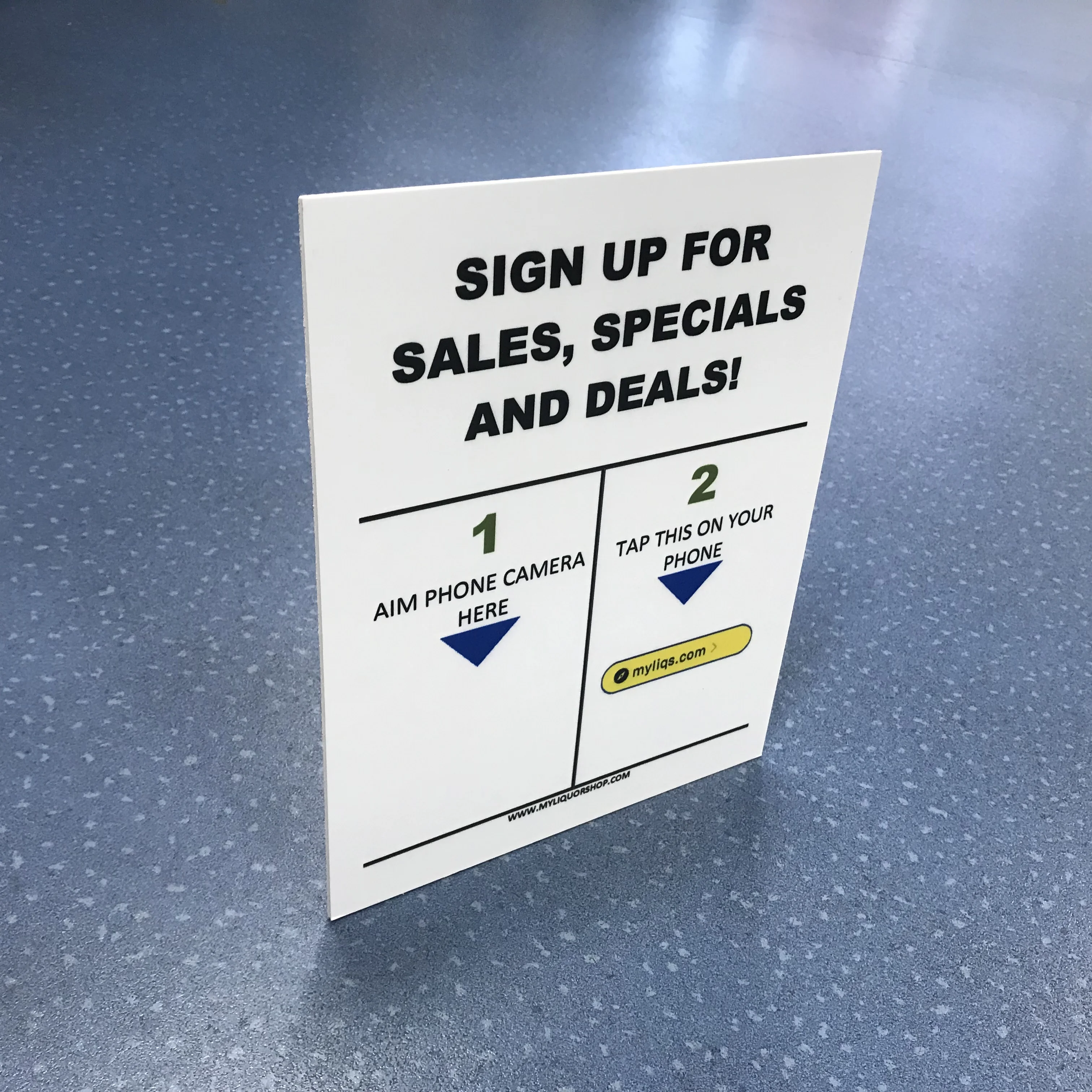 Счетчик с поролоновой сердцевиной под заказ водонепроницаемая карта двойной мольберт прикрепленный для рекламы