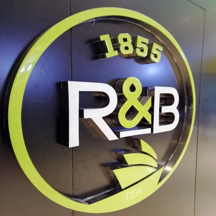 Outdoor and indoor advertising  Business signage backlit storefront 3d led signage channel letter