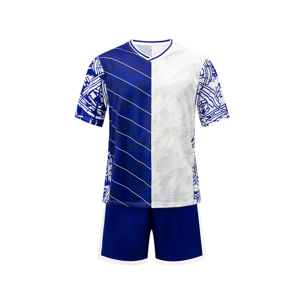 Custom  Quick Dry Polyester Sportswear Men Soccer Wear Uniforms Football Jerseys