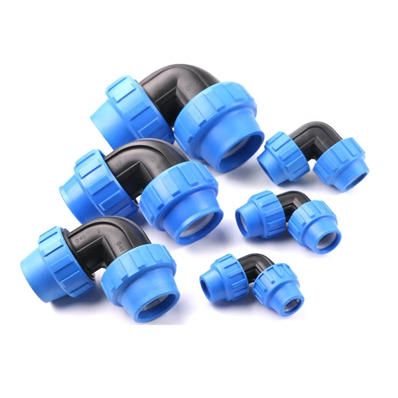 Full plastic pp head hdpe pipe fittings quick coupler fitting