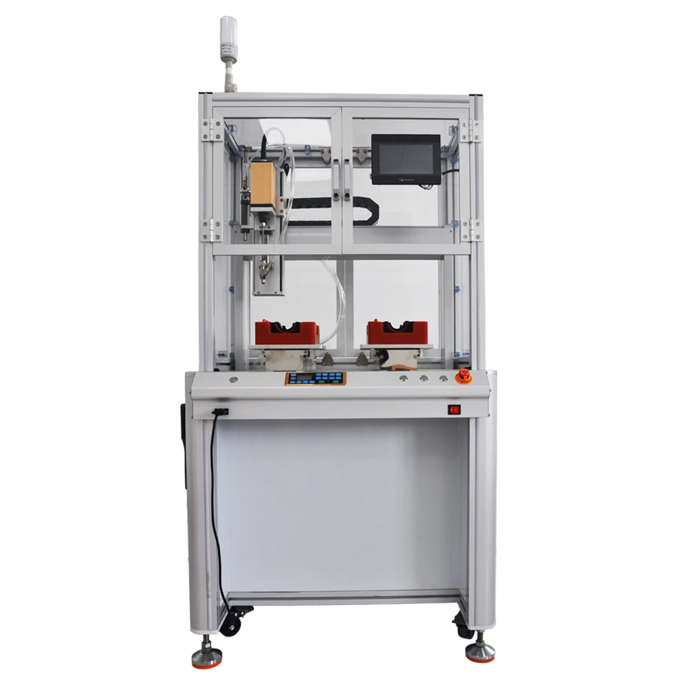 Automatic locking screw machine with screw feeder