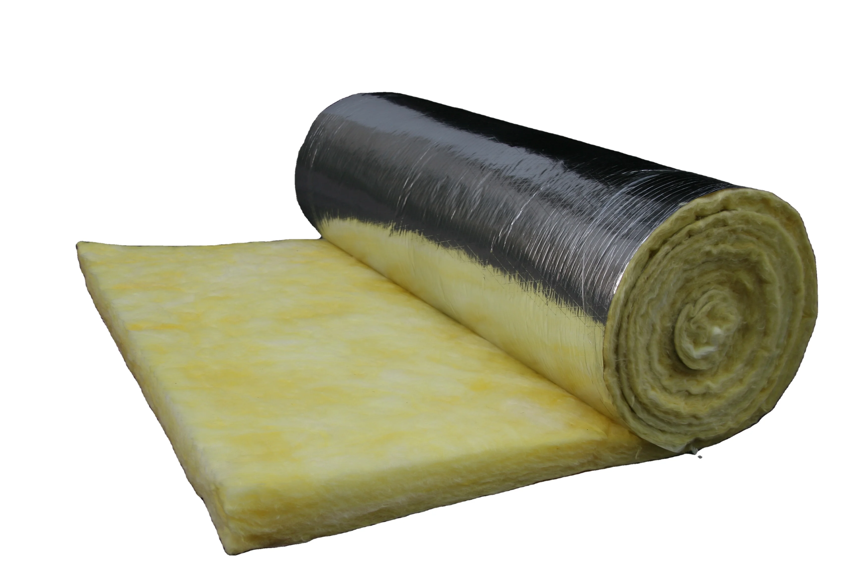 rock wool blanket heat insulation rock basalt wool fiber blanket with aluminum foil faced