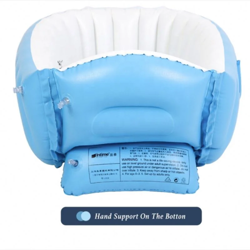 
Amazon Folding Portable bathtub inflatable bath tub Child tub Cushion Warm winner keep warm portable bathtub With Air Pump 