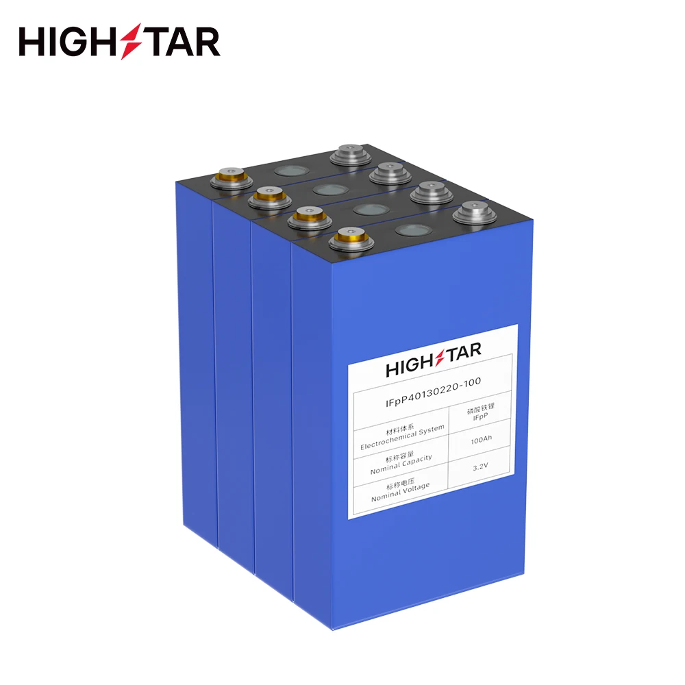 HIGHSTAR  Lithium Ion Battery 100ah  rechargeable LiFePo4 battery 3.2v Cell battery for solar energy storage pack