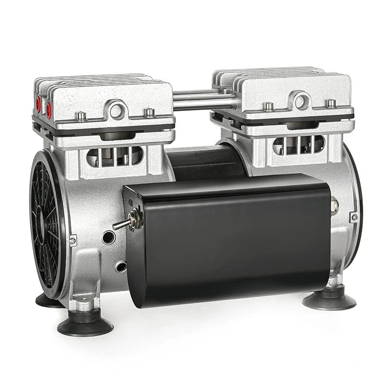 HC550A2-1 Copper Wire Portable Oil Free Vacuum Pump Positive Displacement Piston Type Ac Dental Vacuum Pumps