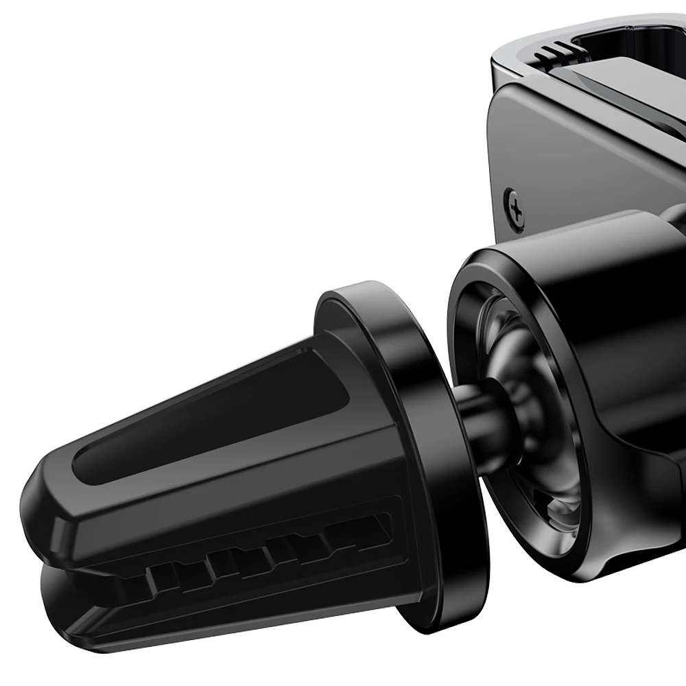 360 Degree Rotation Universal Aluminium Gravity Black Car Phone Holder For Car