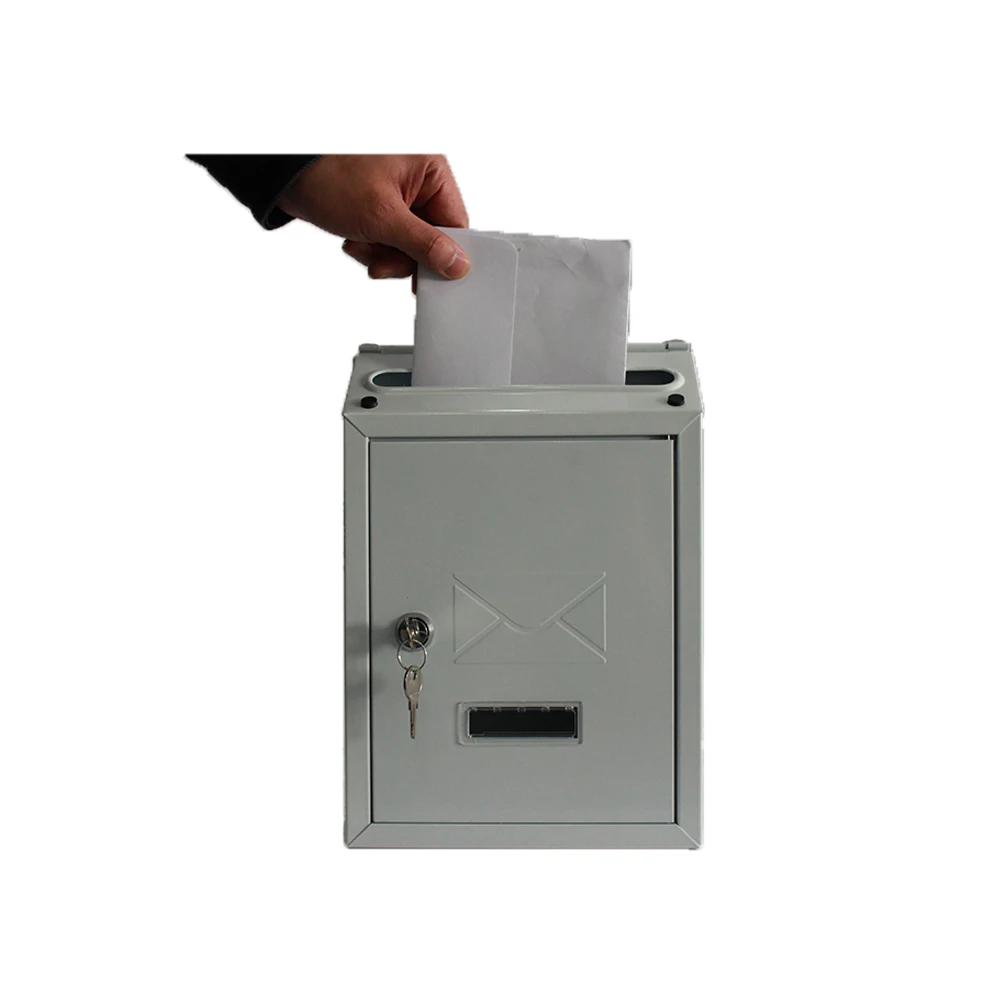 High Quality Low Price  Large Capacity Outdoor Modern Design And Galvanized Wall Mounted Household  Metal Mailbox