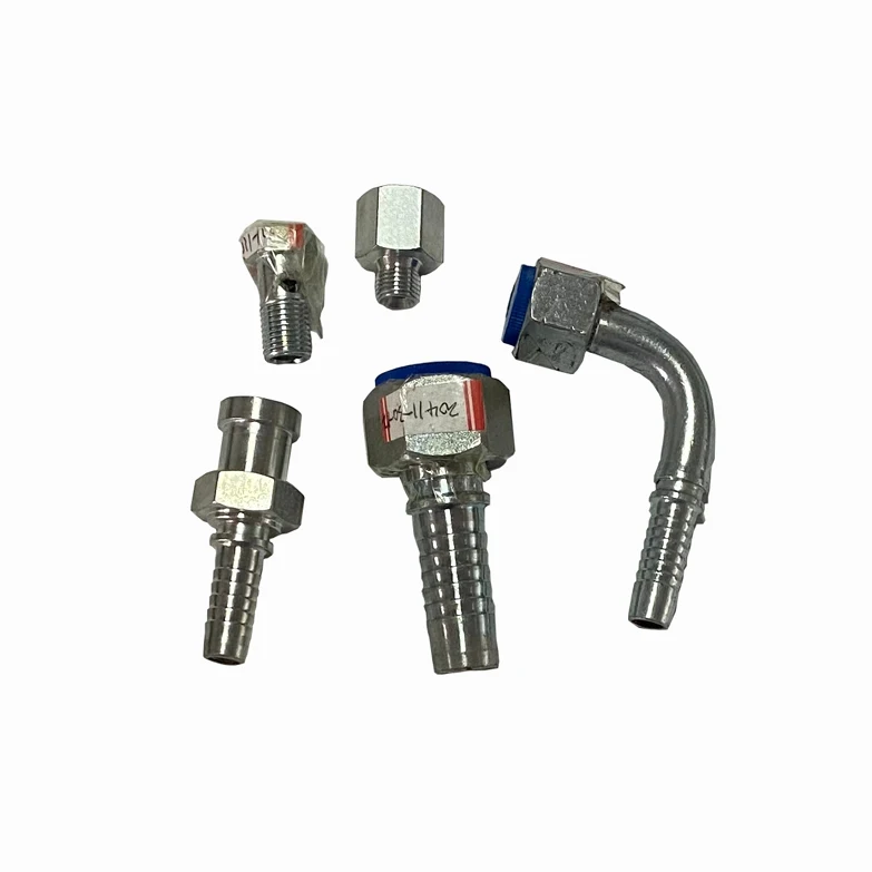 zinc plated hydraulic fitting one piece fittings for hydraulic hoses