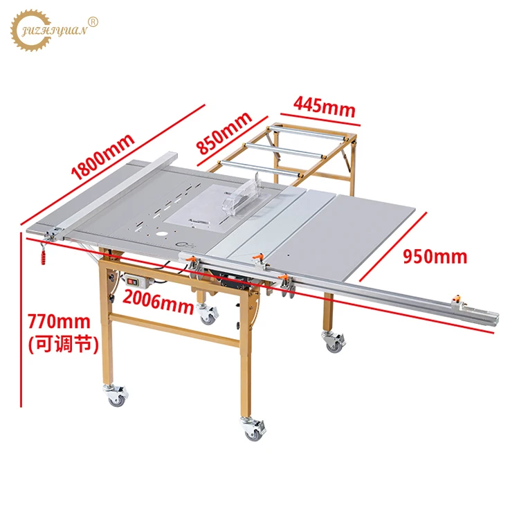 Multi-Function Sliding Table Saw Dust-Free Professional Woodworking Cutting Machine