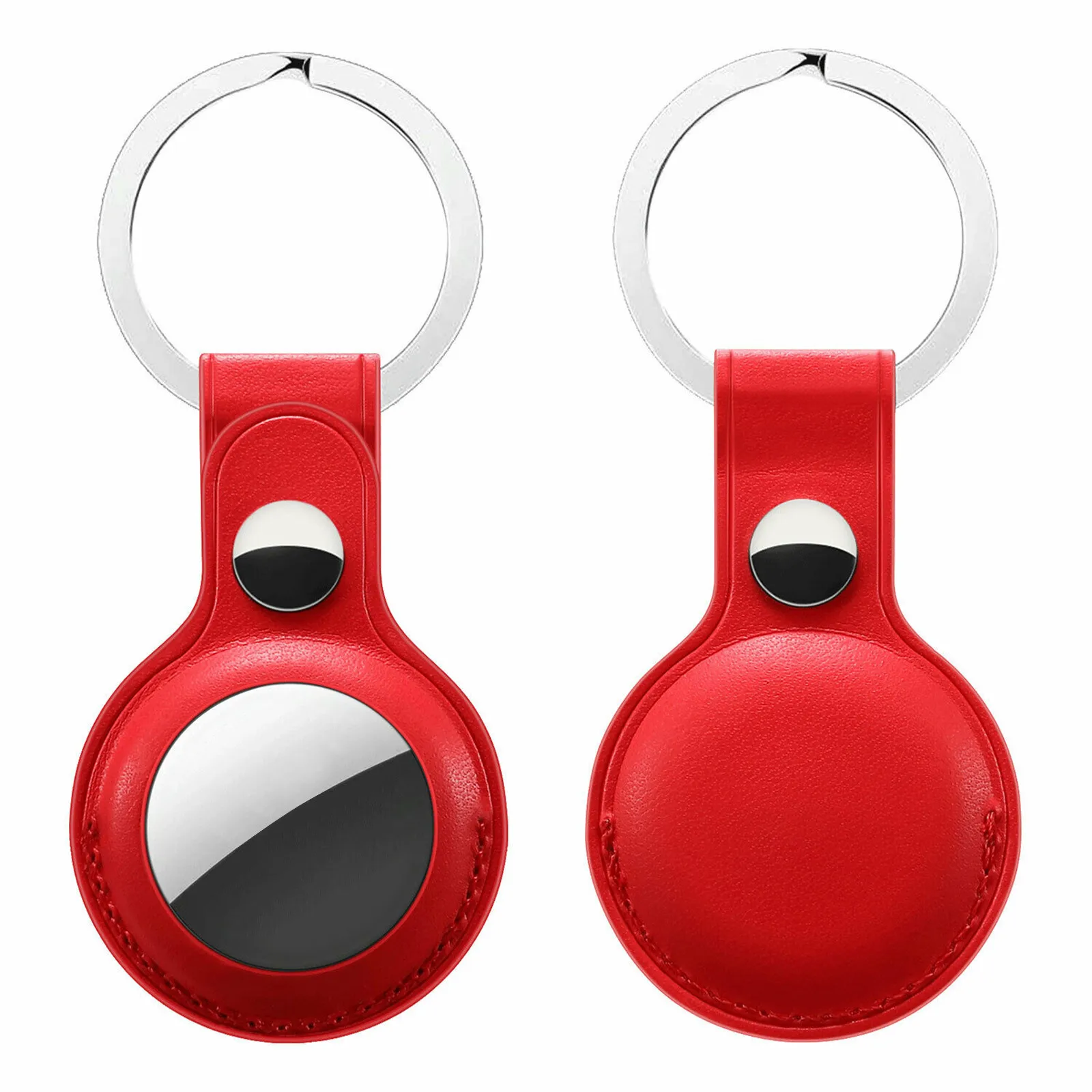 Защитный чехол для Apple Airtags Locator кожаный защитный чехол-трекер защита от потери устройства брелок хит