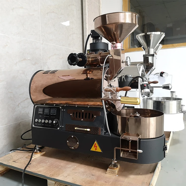DONGYI Electric&Gas type 1 kg 2kg 3kg 5kg 6kg coffee roaster with Manual damper