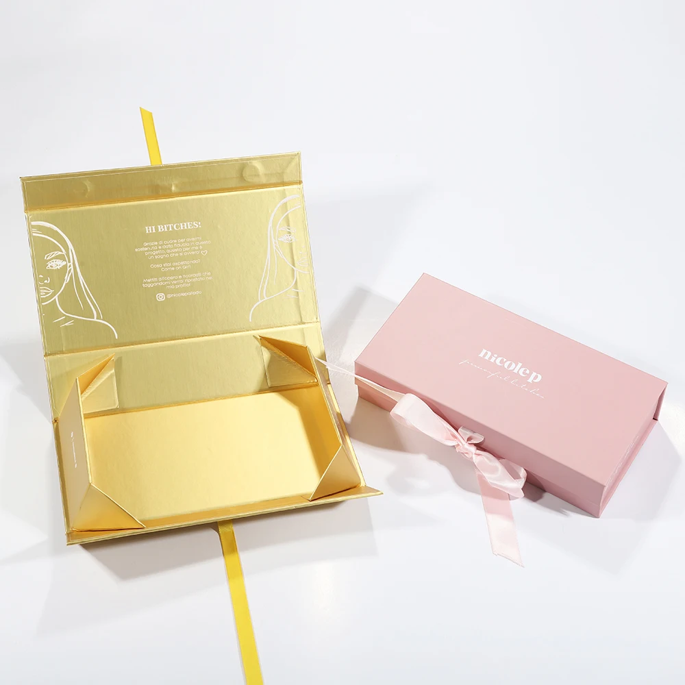 Custom wholesale Magnetic Folding Gift Box Packaging