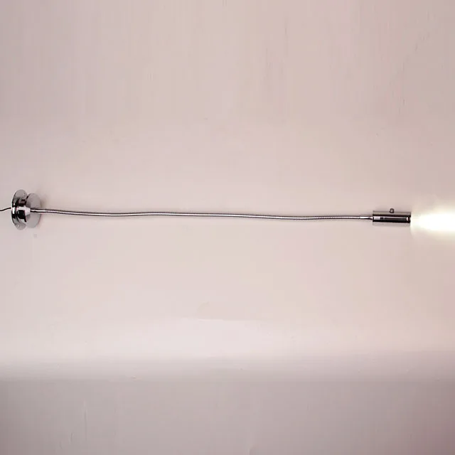 Hot Sell Metal Flexible Arm Adjustable Bedside Reading Lamps Gooseneck Reading Light Bed Above 12v Reading Light