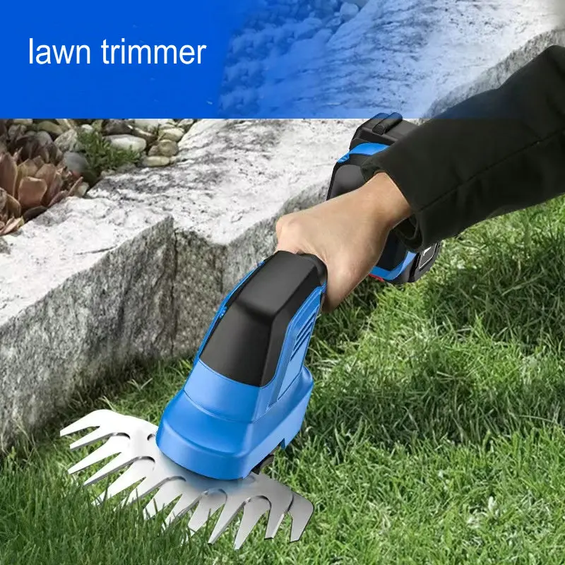 31cm hedge length 21V  Electric Cordless 2 in 1 Battery Bush Grass Shear Shrubbery Shrub Hedge Trimmer Mini Hedge Trimmer