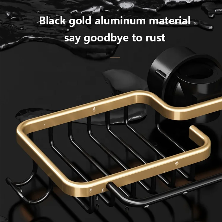 Kitchen Space Aluminum Sink Drain Rack Sponge Storage Faucet Holder Soap Drainer Shelf Basket Organizer Bathroom Accessories
