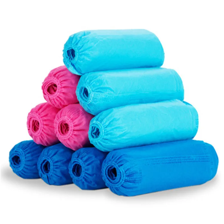 The Newest Disposable Pp Nonwoven Overshoes Cover Nonslip Premium Non woven Plastic CPE Medical Shoe Covers