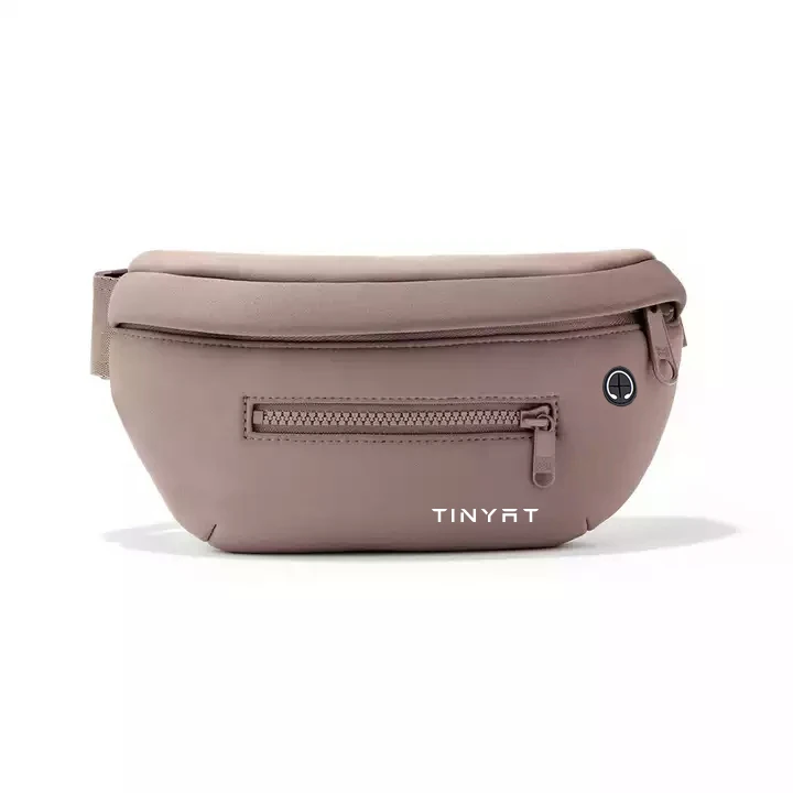 Hot Sale Unisex Mini Waist Belt Bag With Adjustable Strap Small Bag Fanny Pack Pouch For Travel Workout Running Hiking Black