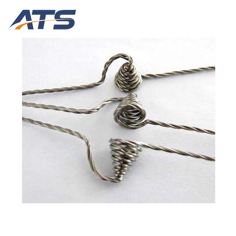 99.95% tungsten wire twisted tungsten wire filament dia 0.8mm-1.5mm