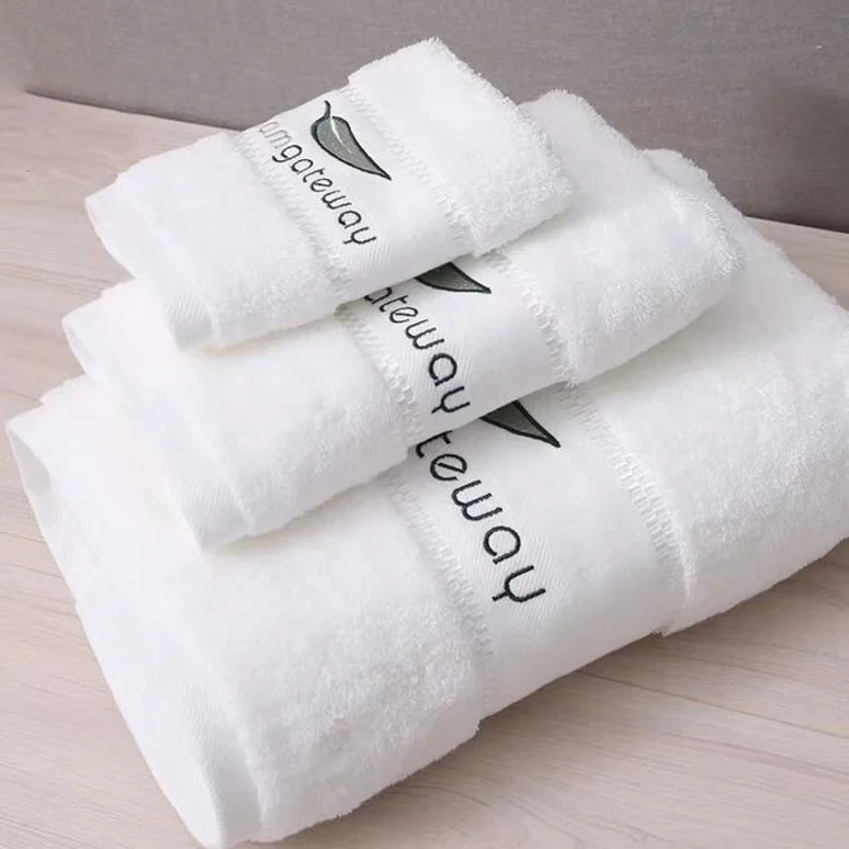 Wholesale best quality soft 100% cotton hotel luxury white bath sheets towels