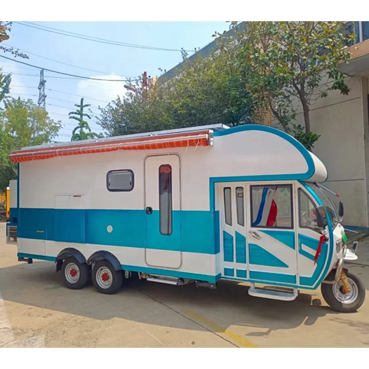 High profit Multi functional wide output range  Stainless steel flow shop mobile food van