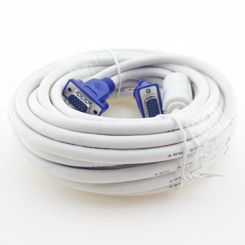 10M  hot selling  male to male vga cable for computer audio video