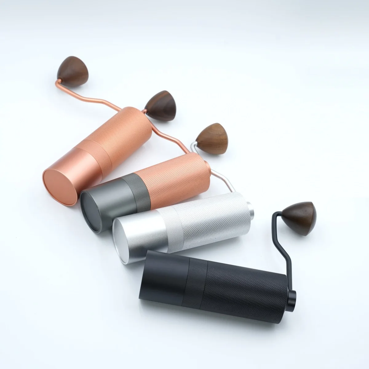 Three-Stage Detachable Mini Hand Espresso Coffee Grinder Upgradeable Stainless Steel Burrs Core Portable Manual Coffee Grinder