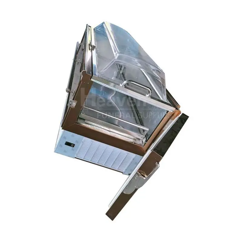 Chinese Brand Good Refrigeration Effect Crystal Ice Coffin Mortuary Freezer Refrigerator