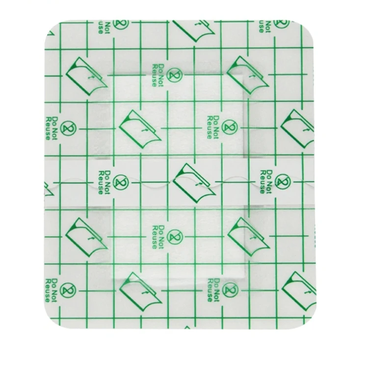 Factory Supply Surgical Non-woven Bordered Gauze Island Dressing Wound Care With Absorbent Pads