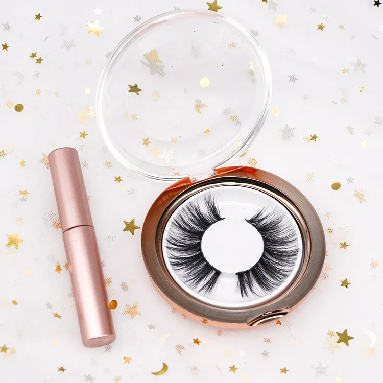 Магнитные накладные ресницы собственного бренда, магнитные ресницы, подводка для глаз