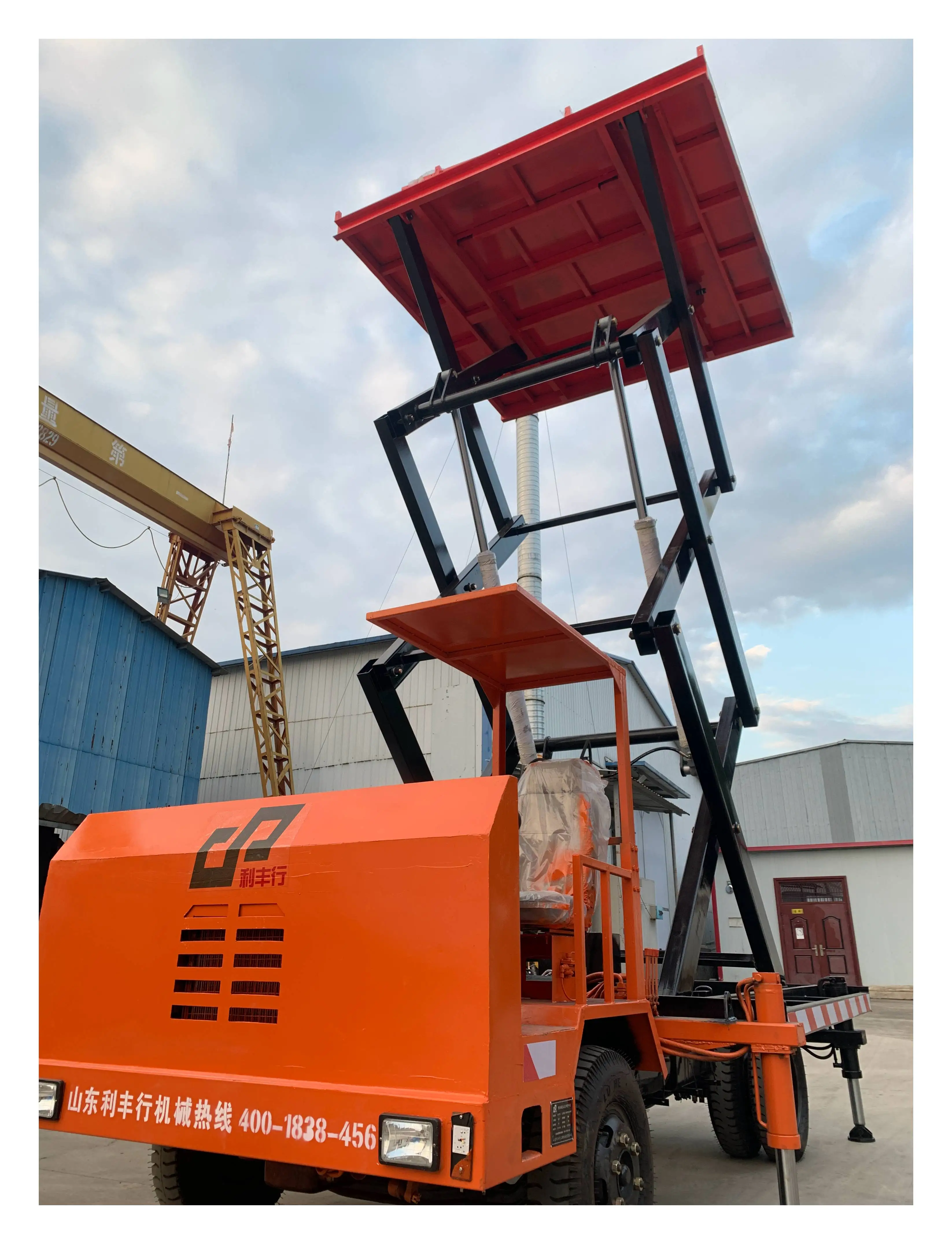 Hot New Products Easy Operation Compact Mobile Hydraulic Lifting Platform Portable Adjustable Height Smooth Industrial Use