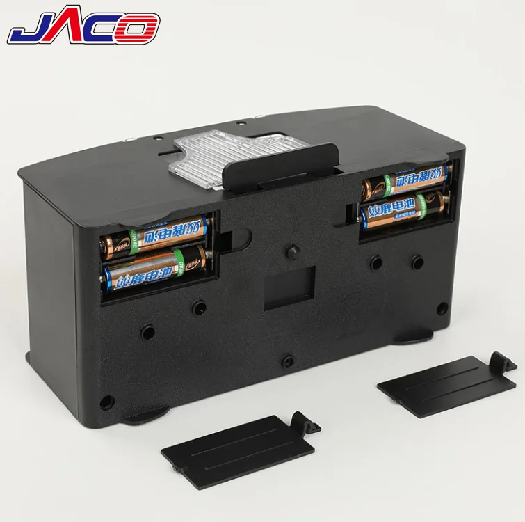 JACO Premium Automatic Card Shuffler Battery Operated Holds up to 2 Decks Professional Cards Shuffling Machine Shuffles Quickly