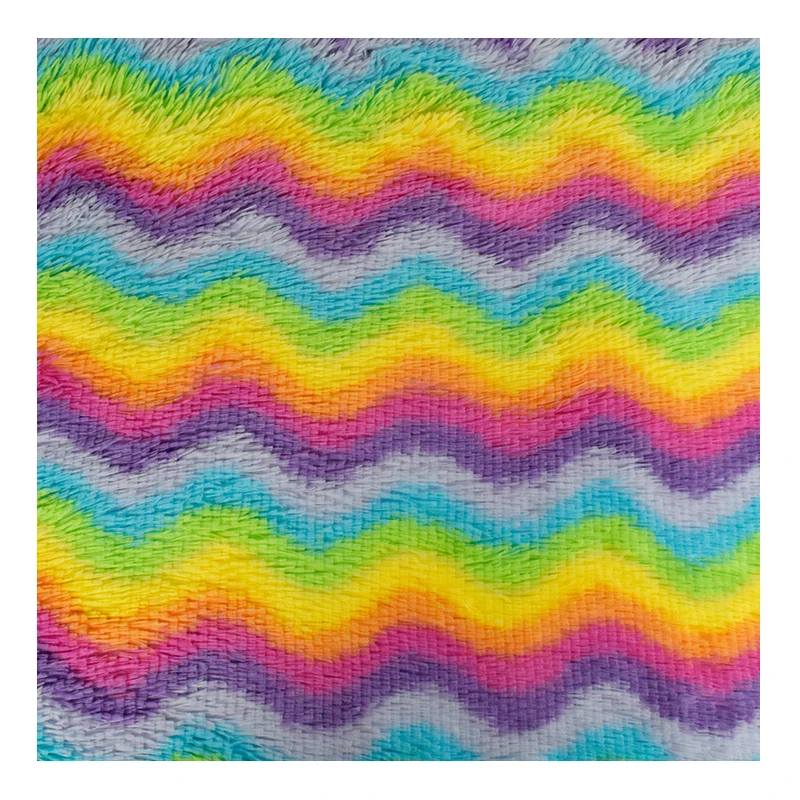 
Manufacturer custom 40 wool Shanghai wool long wool PV plush South Korea plush pet nest toy pillow home textile carpet fabric 