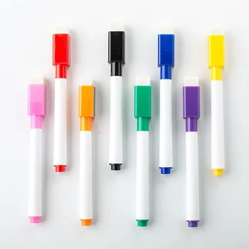 Manufacturer Erasable Wholesale Multicolor Black Student and Kids Magnetic Whiteboard Marker Pen for White Board 112