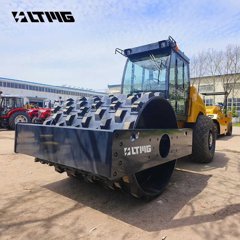 LTMG Latest Model 14 ton single drum road roller for compacting asphalt concrete