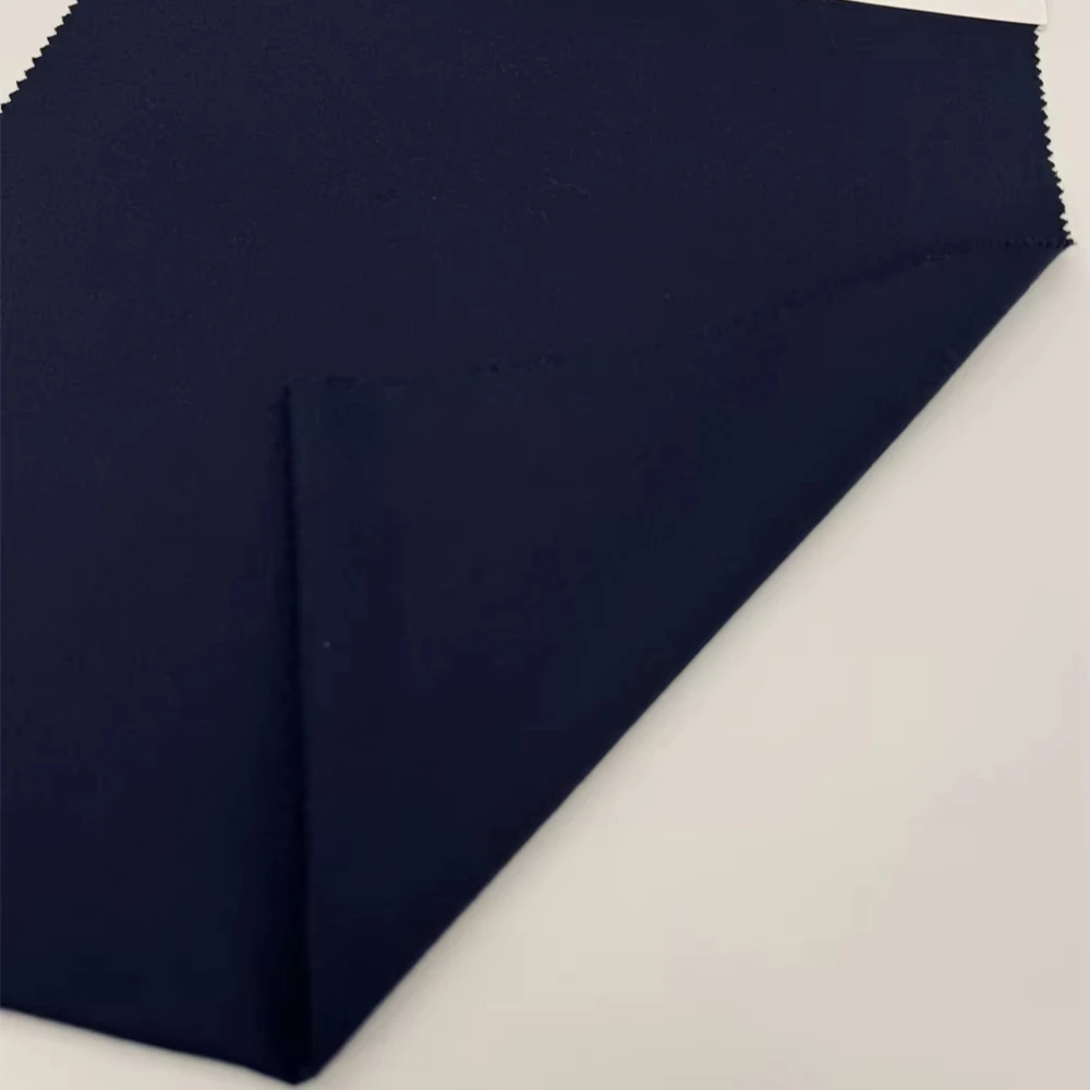 Competitive Price 260gsm Navy Wool Blended Molten Metal Splash Protective Fabrics Fire Retardent Fabric Aramid