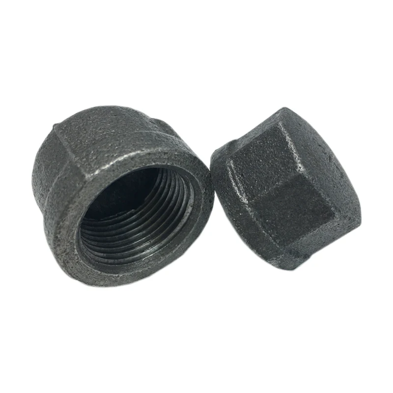 Низкая цена, оцинкованный Черный фитинг из ковкого железа для украшения дома