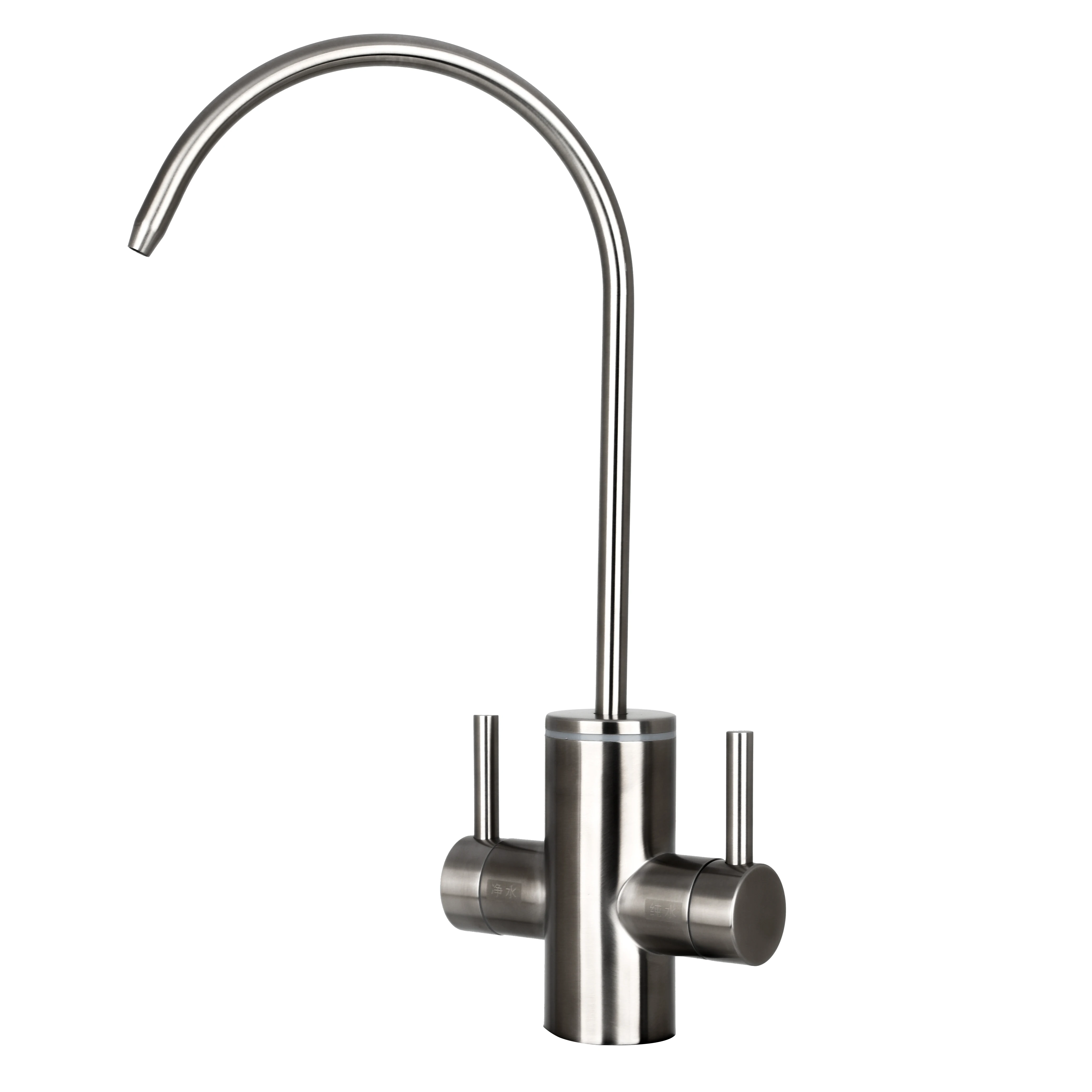 
UV purifier stainless steel 3 way water purifier faucet kitchen tap brushed surface kitchen faucet direct drinking faucet 