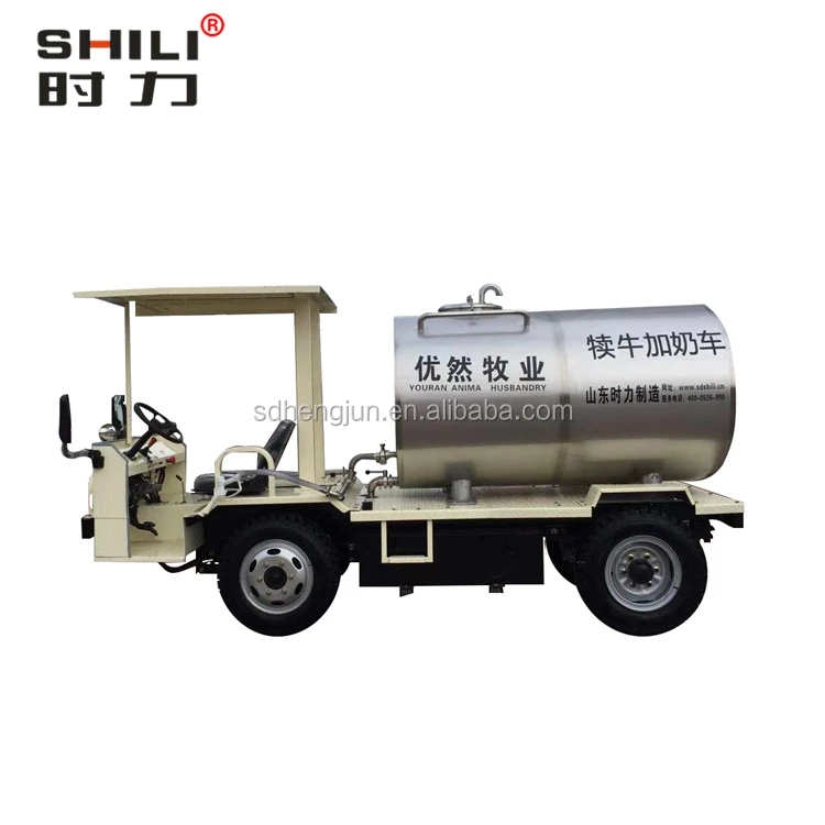 Fresh milk transportation tank truck