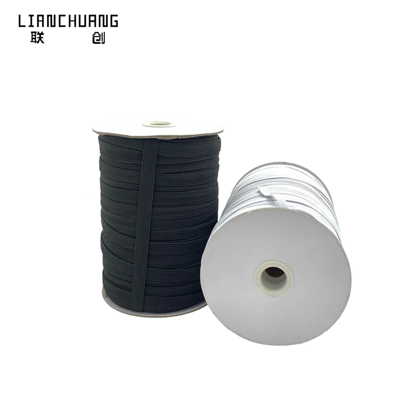 Cheap new product  6mm High tenacity knitted elastic band for clothing for hair tie