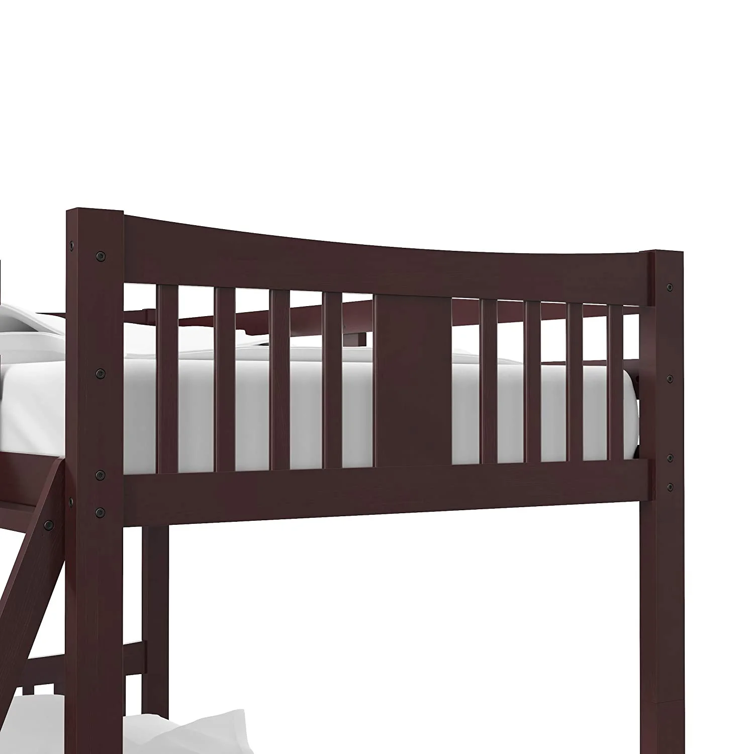 EN747 compact modern pine wood bedroom kid children adult double bunk bed twin bunk bed