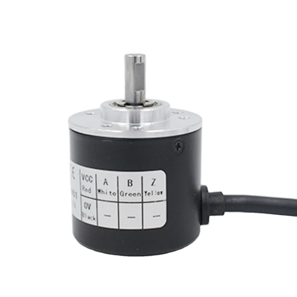 HIGH QUALITY 6MM SHAFT optical incremental encoder with solid shaft